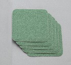 ８０ｘ８０ｍｍ　滑り止めシート（屋外用・緑／５枚）
