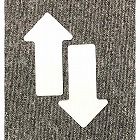 フロア表示マーク（面ファスナー式／矢印／１０枚）