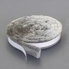 １０ｘ３０ｍｍ／　２ｍ　すき間テープ（毛付き／グレー）