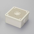 ［防雨型］　防犯カメラ取付ボックス（ノック付／ベージュ）