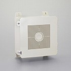 ［防雨型］　防犯カメラ取付ボックス（ノック付／ベージュ）