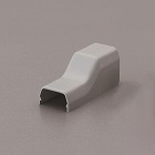 ２３ｘ５４ｍｍ　モール継手コーナー（プラスチック製／灰／１０個
