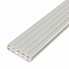１６ｍｍｘ１．０ｍ　モール（プラスチック／白／１０本）
