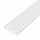２１ｍｍｘ１．０ｍ　モール（プラスチック／白／１０本）