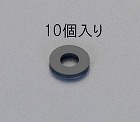 ３２ｘ１６ｘ３．０ｍｍ／Ｍ１６　ゴム平パッキン（１０枚）