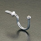 φ２．７ｘ　２１ｍｍ　フック・ねじ付（ステンレス製／２本）