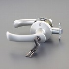 ２６‐４２ｍｍ／６０ｍｍ　レバーハンドル（シリンダー錠／シルバー）