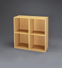 ３７０ｘ３００ｘ７４０ｍｍ　木製収納棚（連結式／２個）