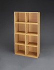 ３７０ｘ３００ｘ７４０ｍｍ　木製収納棚（連結式／４個）