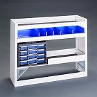 １０００ｘ３１０ｘ８００ｍｍ／３段　車載キャビネット棚