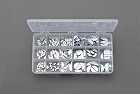 １／１６”‐　１／４”　半月キーセット