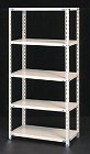１８００ｘ６００ｘ１８００ｍｍ／１２０ｋｇ／５段　スチール棚