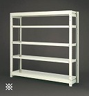 １４９５ｘ４５０ｘ１８００ｍｍ／３００ｋｇ／４段　スチール棚