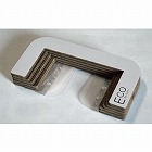 １００ｍｍ　台車用ストッパー（耐水／白／２個）