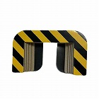 １００ｍｍ　台車用ストッパー（黄・黒／２個）