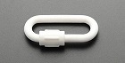 ８．０ｍｍ　クイックリング（プラスチック製／白）