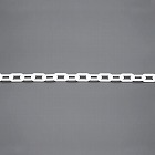 ２．０ｍｍｘ１０ｍ　プラスチックチェーン（白）