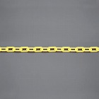 ３．０ｍｍｘ１０ｍ　プラスチックチェーン（黄）