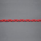 ４．０ｍｍｘ１０ｍ　プラスチックチェーン（赤）