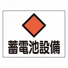 ２２５ｘ３００ｍｍ　危険地域標識（アルミ製／蓄電池設備）