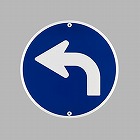 φ６００ｍｍ　構内標識［左］