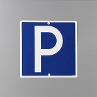 ６００ｘ６００ｍｍ　構内道路標識［駐車可］