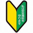 ５３ｘ３５ｍｍ　ヘルメットステッカー（教育終了者／１０枚）