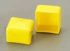 ３０ｘ２０ｍｍ　角型保護キャップ（イエロー／２個）