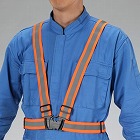 安全ベスト（縁無し／蛍光オレンジ）