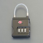 ３７ｍｍ　ダイヤル錠（アメリカ税関認定／黒）