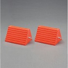 ２０３ｘ２５４ｘ１５２ｍｍ　ホイールチョーク（ウレタン製／２個組）