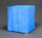 １２００ｘ１２００ｘ１３００ｍｍ　パレットカバー（裾ひも式／青）