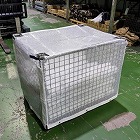 １０００ｘ　８００ｘ　８００ｍｍ　メッシュパレットカバー（透明／糸入