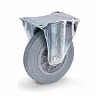 １６０ｍｍ　キャスター（固定金具／ゴムタイヤ）