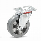 １６０ｍｍ　キャスター（自在金具／弾性タイヤ）