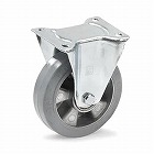 １６０ｍｍ　キャスター（固定金具／弾性タイヤ）