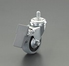 ６０ｍｍ／Ｍ１２　キャスター（自在金具／ブレーキ付／ねじ式）