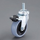 ７５ｍｍ／Ｍ１０　キャスター（自在・ねじ・ブレーキ付）