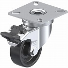 ５０ｍｍ　キャスター（自在金具・後輪ブレーキ付）