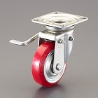 ７５ｍｍ　キャスター（自在金具・左ブレーキ付）