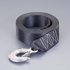 ５０ｍｍｘ６ｍ　ハンドウィンチ用ストラップ（ステンレスフック付）