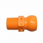 １／２”ｘＲ　３／８”　雄ねじコネクター（クーラント用２個）