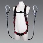 墜落制止用器具（フルハーネス／ロープ式ツインランヤード）