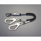 墜落制止用器具用ツインランヤード（伸縮式）