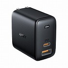 Omnia Mix 65W PD対応 [USB-A 1ポート/USB-C 1ポート] ブラック