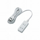 ほこり防止シャッター付電源タップ　３ｍ