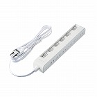 個別スイッチ付省エネタップ（横挿しタイプ）　２ｍ