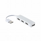 ＵＳＢＨＵＢ２．０／カラフルモデル／バスパワー／４ポート／ホワイト