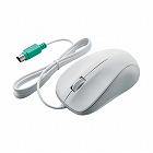 法人向けマウス／ＰＳ２光学式有線マウス／３ボタン／Ｍサイズ／ＥＵ　ＲｏＨＳ指令準拠／ホワイト