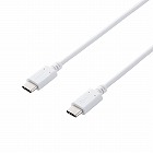ＵＳＢ２．０ケーブル（Ｃ‐Ｃ、ＵＳＢ　ＰＤ対応）【１．０ｍ】ホワイト